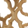 Casa Padrino Designer Beistelltisch Naturfarben Ø 40 x H. 54 cm - Moderner Runder Holztisch