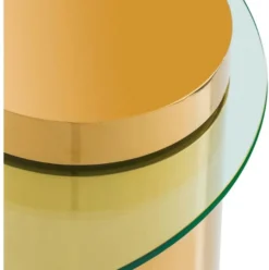 Casa Padrino Designer Beistelltisch Gold 65 x H. 51 cm - Luxus Möbel