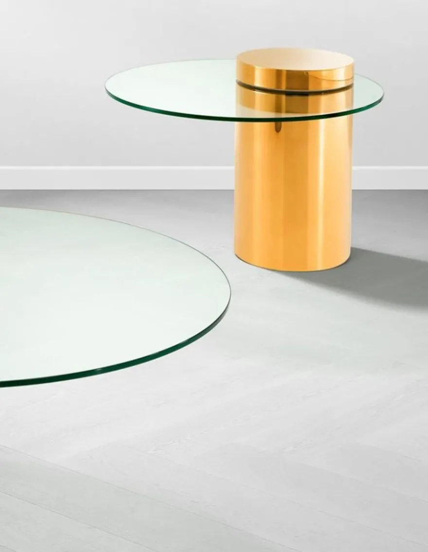 Casa Padrino Designer Beistelltisch Gold 65 x H. 51 cm - Luxus Möbel