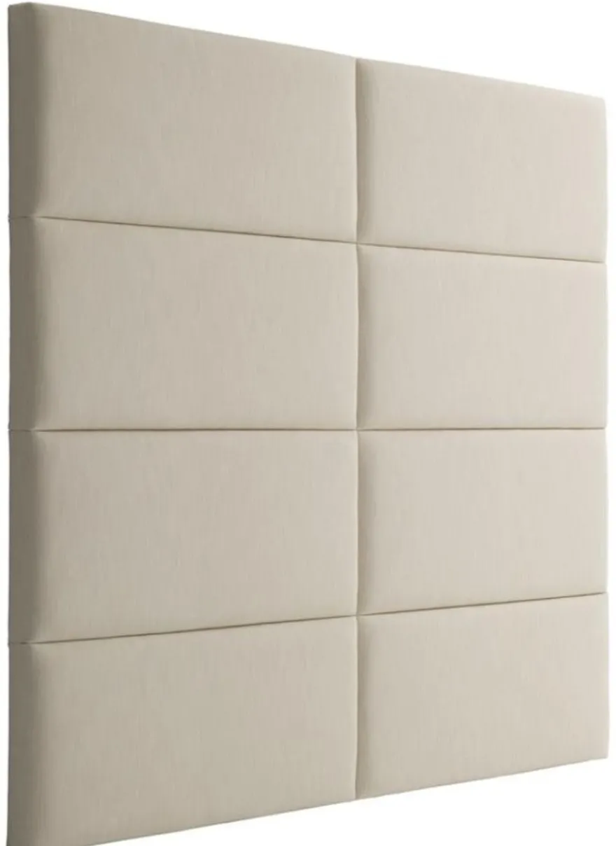 Casa Padrino Designer Bett-Kopfteil Elfenbein 200 x H. 180 cm - Luxus Möbel