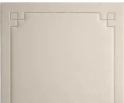 Casa Padrino Designer Bett-Kopfteil Naturfarbig 180 x H. 150 cm - Luxus Schlafzimmermöbel