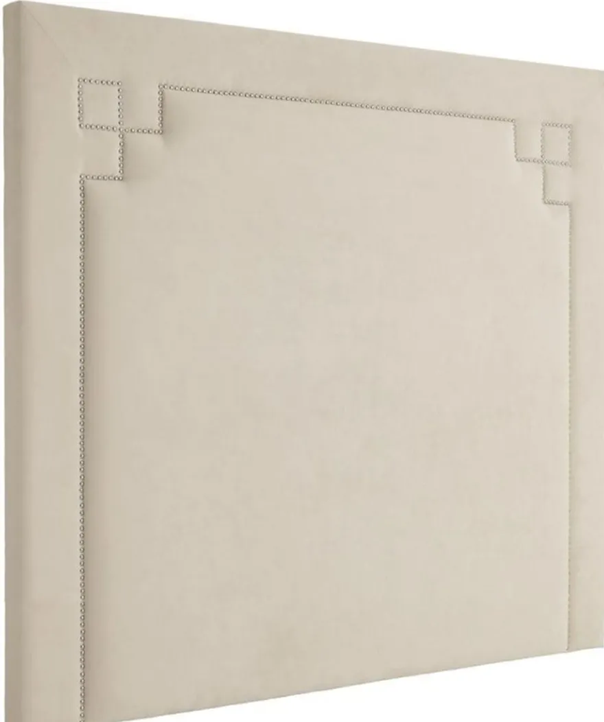Casa Padrino Designer Bett-Kopfteil Naturfarbig 180 x H. 150 cm - Luxus Schlafzimmermöbel