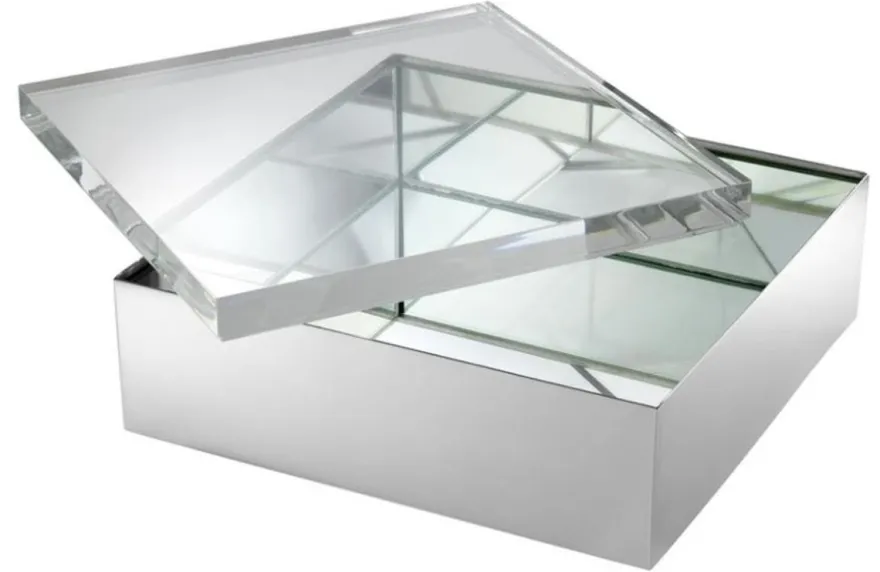 Casa Padrino Designer Box mit Deckel - Luxus Dekoration