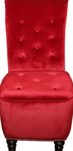 Casa Padrino Designer Chesterfield Esszimmer Stuhl Bordeaux Rot / Braun Barock