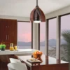 Casa Padrino Designer Deckenventilator mit LED Beleuchtung und Fernbedienung Bronze / Braun Ø 38 cm - Luxus Qualität