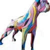 Casa Padrino Designer Dekofigur Boxer Hund Mehrfarbig 190 x H. 173 cm - Riesige Skulptur - Gartendeko