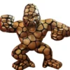Casa Padrino Designer Deko Skulptur Gorilla Affe Gold / Schwarz 80 x 40 x H. 70 cm - Wetterbeständige Dekofigur - Garten Terrassen Deko
