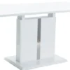 Casa Padrino Designer Esstisch Weiß 110-150 x 75 x H. 76 cm - Ausziehbarer Küchentisch - Designer Esszimmer Möbel