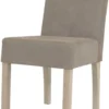 Casa Padrino Designer Esszimmer Stuhl Modell EF 35 Khaki Leder - Massivholz Buche - 88 x 45 x 61 cm