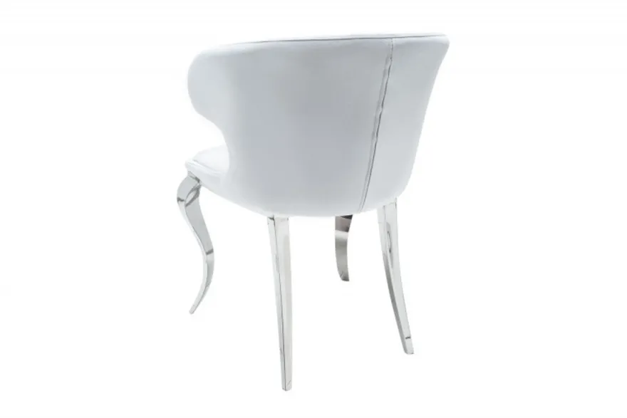 Casa Padrino Designer Esszimmerstuhl Samt / Grau 61 x 60 x H.79 cm - Esszimmermöbel