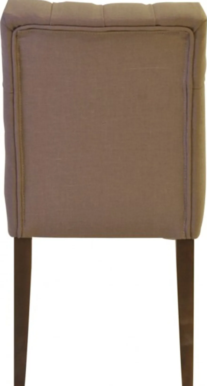 Casa Padrino Designer Esszimmer Stuhl Modell EF 283 Khaki / Braun - Buchenholz - Chesterfield Design - 87 x 44 x 67 cm