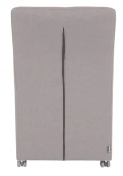 Casa Padrino Designer Esszimmer Stuhl Sessel Modell EF 319 Grau - Rollbar, 88 x 57 x 68 cm