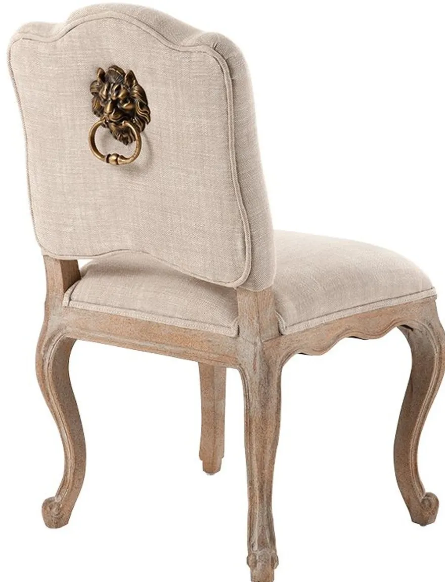 Casa Padrino Designer Esszimmerstuhl Beige - Luxus Qualität