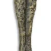 Casa Padrino Designer Gusseisen Figur Stehende Frau Antik Gold 6,3 x 6,1 x H. 42,2 cm - Luxus Dekofigur