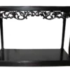 Casa Padrino Designer Konsolentisch Schwarz Antik Stil Barock Möbel 90 x 119 x 45 cm