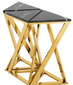 Casa Padrino Designer Konsole 3er Set Gold 95 x 41 x H. 80,5 cm - Luxus Kollektion