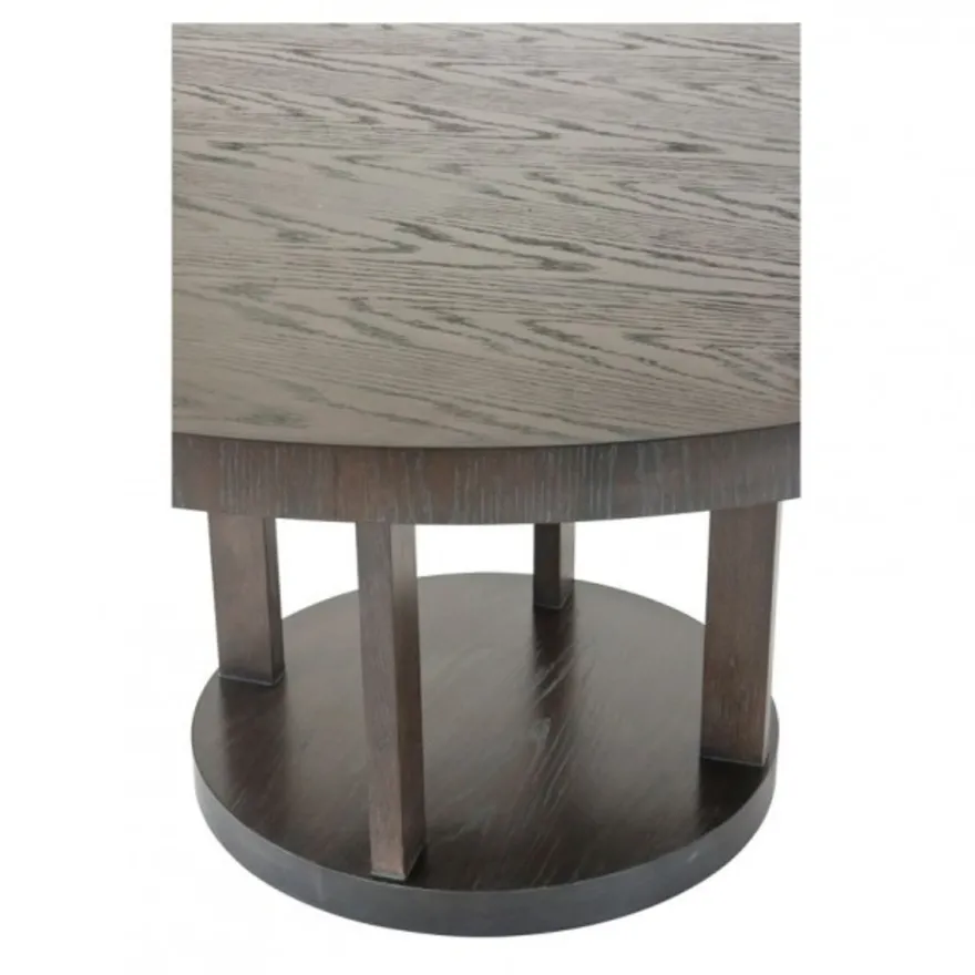 Casa Padrino Designer Luxus Esstisch aus Mahagoni Holz und Eichenfurnier in Mahagoni Furnier / Holzkohle / Grau 152 x H. 75 cm