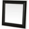 Casa Padrino Designer Luxus Wandspiegel Alligator Schwarz 100 x 100 cm - Quadratischer Spiegel mit Rahmen in Alligator-Optik
