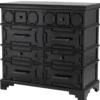 Casa Padrino Designer Mahagoni Kommode 107 x 51 x H. 101 cm - Luxus Qualität