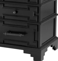 Casa Padrino Designer Mahagoni Kommode 107 x 51 x H. 101 cm - Luxus Qualität