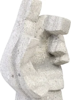 Casa Padrino Designer Sandstein Skulptur Hand Grau 18 x 13 x H. 41 cm - Deko Accessoires - Gartendeko