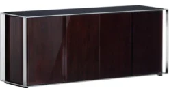 Casa Padrino Designer Schrank 200 x 52 x H. 80,5 cm - Luxus Wohnzimmerschrank