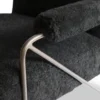 Casa Padrino Designer Sessel Schwarz 69 x 78 x H. 78 cm - Wohnzimmer Sessel - Wohnzimmer Möbel - Luxus Qualität