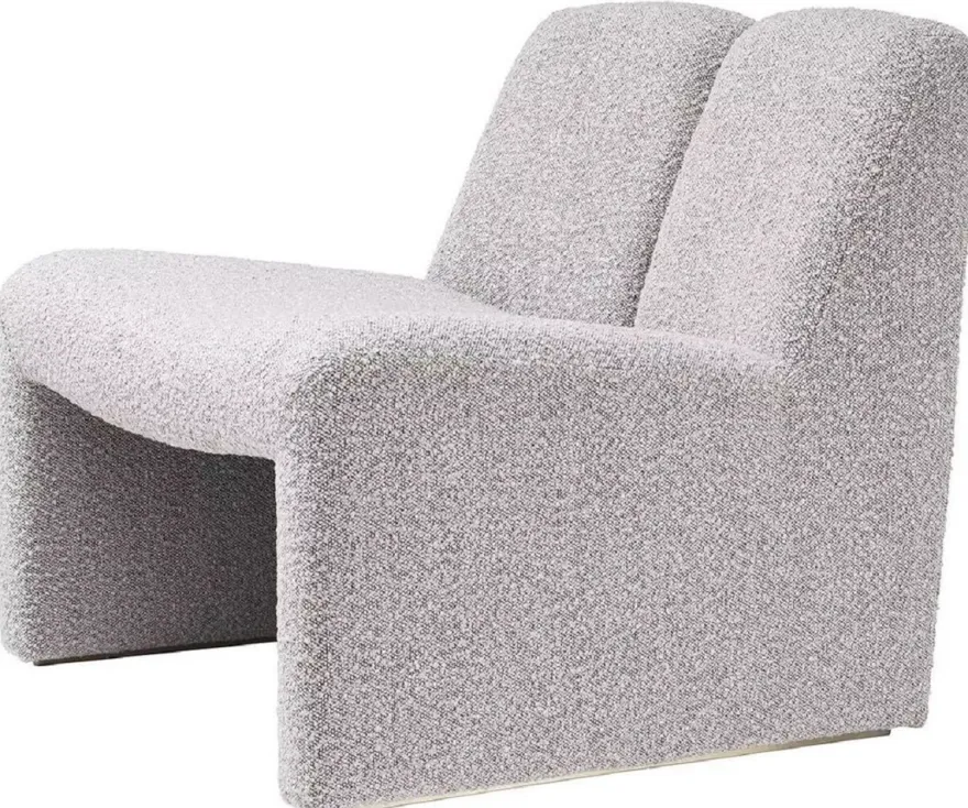 Casa Padrino Designer Sessel Grau 75 x 73 x H. 72,5 cm - Wohnzimmer & Hotel Sessel - Wohnzimmer & Hotel Möbel - Luxus Kollektion
