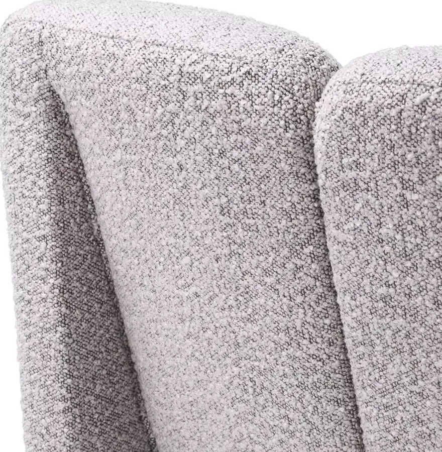 Casa Padrino Designer Sessel Grau 75 x 73 x H. 72,5 cm - Wohnzimmer & Hotel Sessel - Wohnzimmer & Hotel Möbel - Luxus Kollektion