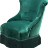 Casa Padrino Designer Sessel Grün 68 x 70 x H. 79 cm - Luxus Kollektion