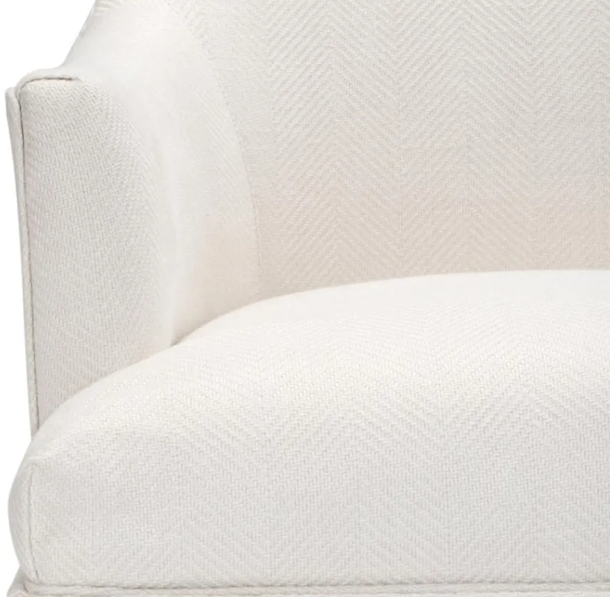Casa Padrino Designer Sessel Weiß 63 x 63 x H. 81 cm - Luxus Kollektion