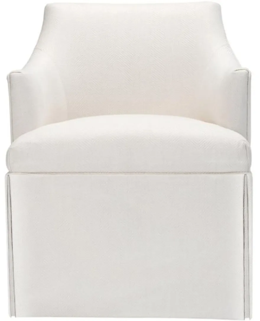 Casa Padrino Designer Sessel Weiß 63 x 63 x H. 81 cm - Luxus Kollektion