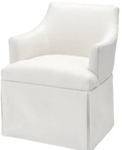 Casa Padrino Designer Sessel Weiß 63 x 63 x H. 81 cm - Luxus Kollektion