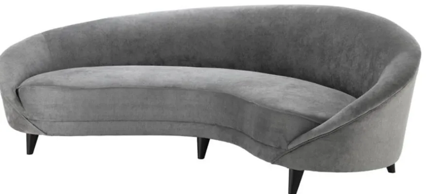 Casa Padrino Designer Sofa Hellgrau 245 x 87 x H. 79 cm - Luxus Hoteleinrichtung