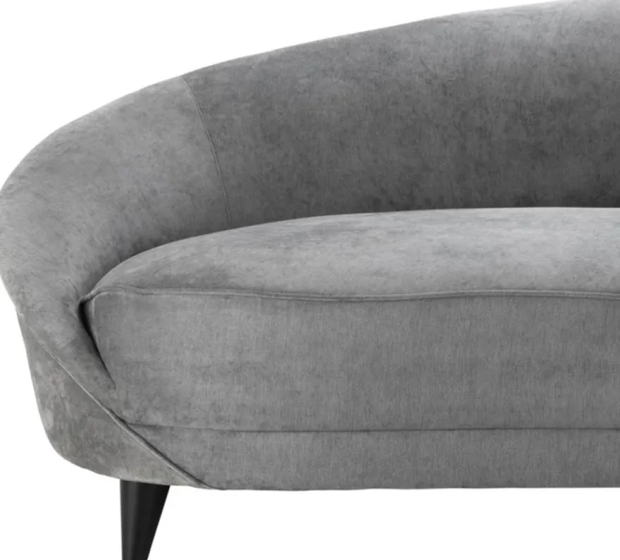 Casa Padrino Designer Sofa Hellgrau 245 x 87 x H. 79 cm - Luxus Hoteleinrichtung