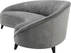 Casa Padrino Designer Sofa Hellgrau 245 x 87 x H. 79 cm - Luxus Hoteleinrichtung