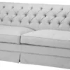 Casa Padrino Designer Sofa Hellgrau 210 x 93 x H. 79 cm - Wohnzimmermöbel