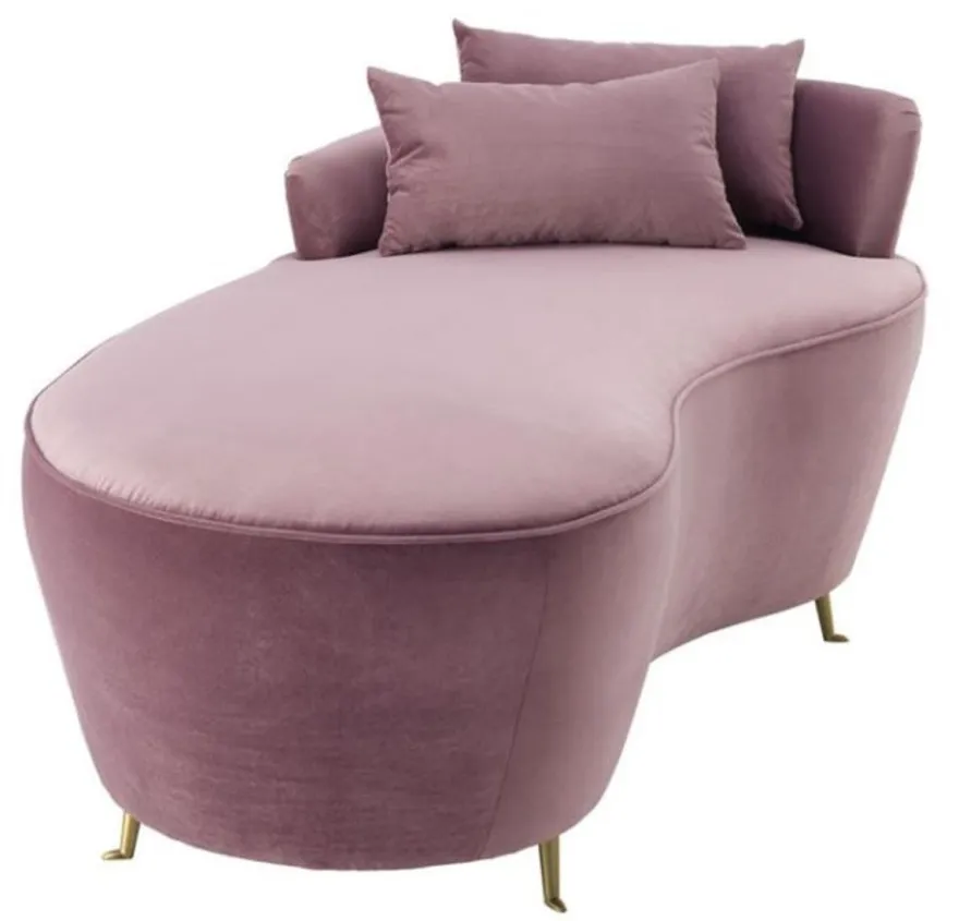 Casa Padrino Designer Sofa Lila 162 x 79 x H. 66 cm - Luxus Möbel