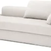 Casa Padrino Designer Sofa Naturfarbig Rechtsseitig 231 x 101 x H. 85 cm - Luxus Wohnzimmer Möbel