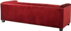 Casa Padrino Designer Sofa Rot - Luxus Kollektion
