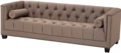 Casa Padrino Designer Sofa Taupe - Luxus Kollektion