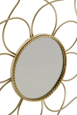 Casa Padrino Designer Spiegel Set Gold Ø 25 cm - Wandspiegel 3er Set