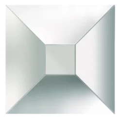 Casa Padrino Designer Spiegel 90 x 10 x H. 90 cm - Luxus Qualität
