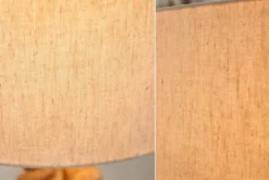 Casa Padrino Designer Stehleuchte Marine Tauseil - Seil Stehlampe im maritimen Look - creme natur - Höhe 160 cm
