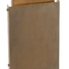 Casa Padrino Designer Stehleuchte Vintage Messingfarben / Schwarz 40 x 20 x H. 178 cm - Moderne Stehlampe - Wohnzimmer Lampe - Luxus Qualität