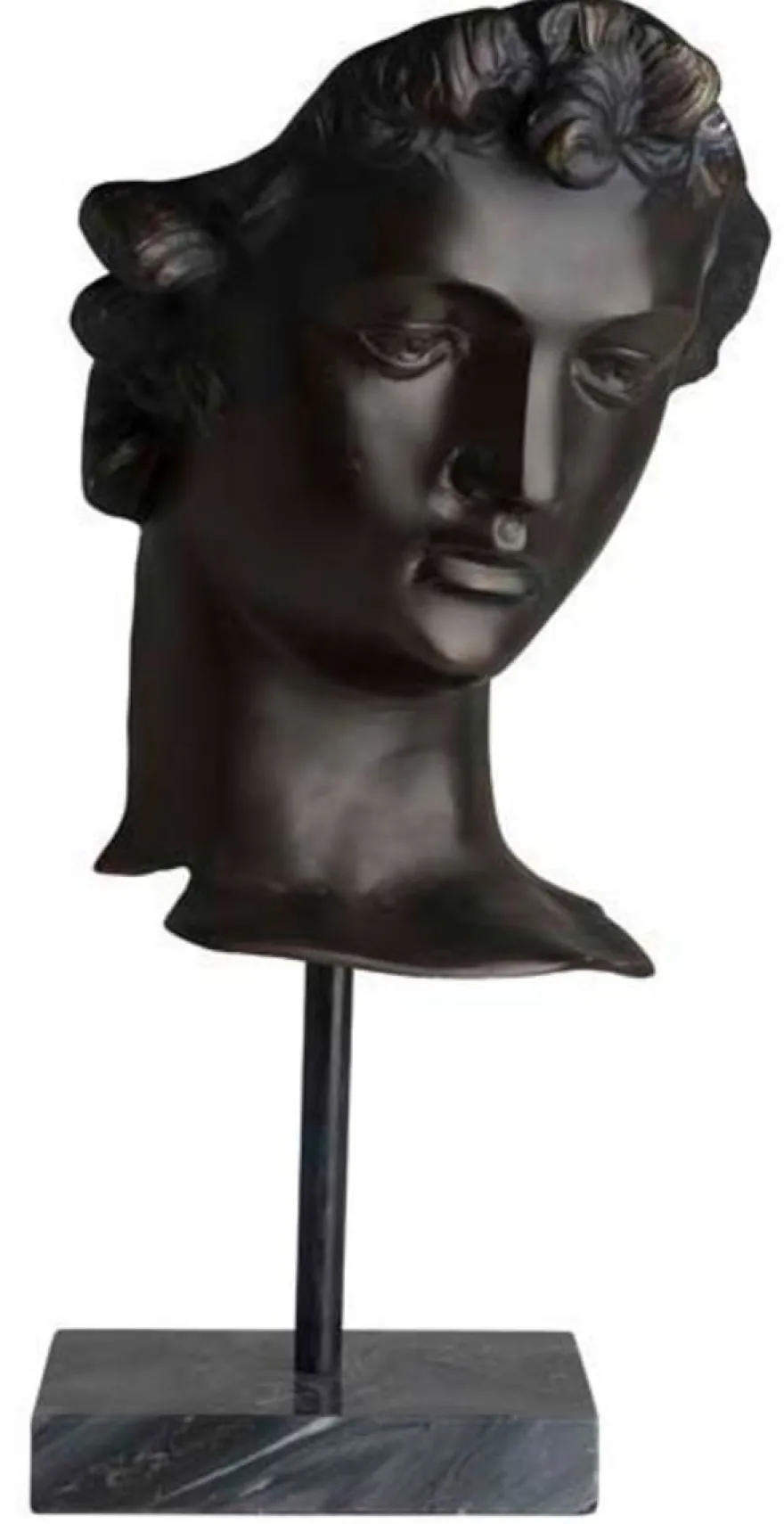 Casa Padrino Designer Steinskulptur Antik Bronze - Luxus Dekoration