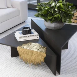 Casa Padrino Designer Tisch Deko Objekt Messingfarben 44,5 x 24 x H. 5 cm - Schreibtisch Deko - Deko Accessoires - Luxus Kollektion