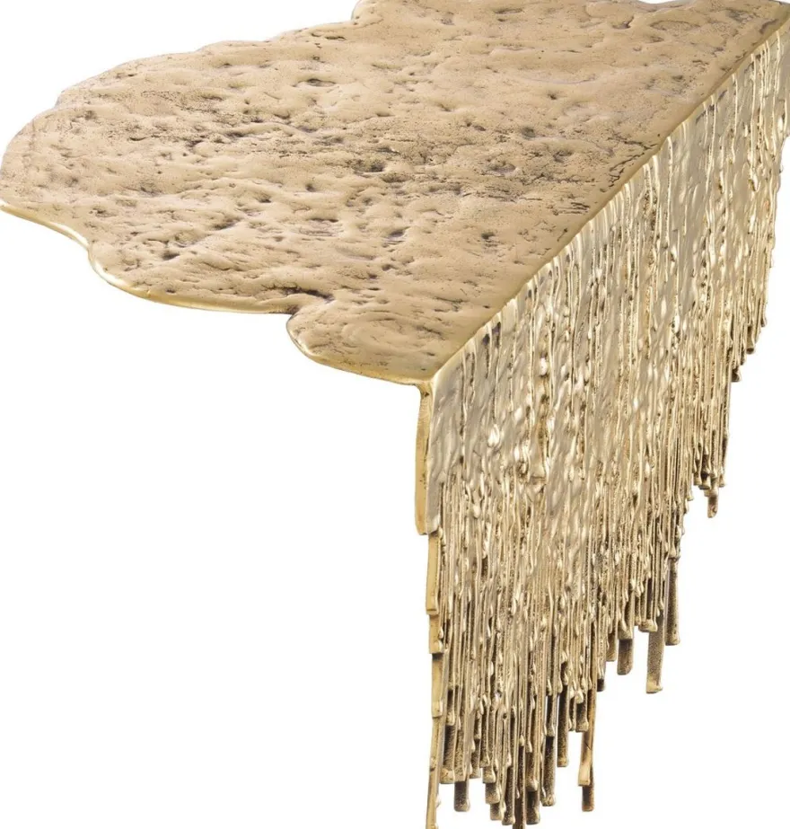 Casa Padrino Designer Tisch Deko Objekt Messingfarben 44,5 x 24 x H. 5 cm - Schreibtisch Deko - Deko Accessoires - Luxus Kollektion