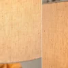Casa Padrino Designer Tischleuchte Marine Tauseil - Rustikale Seil Hockerleuchte in Creme Natur, 85 cm