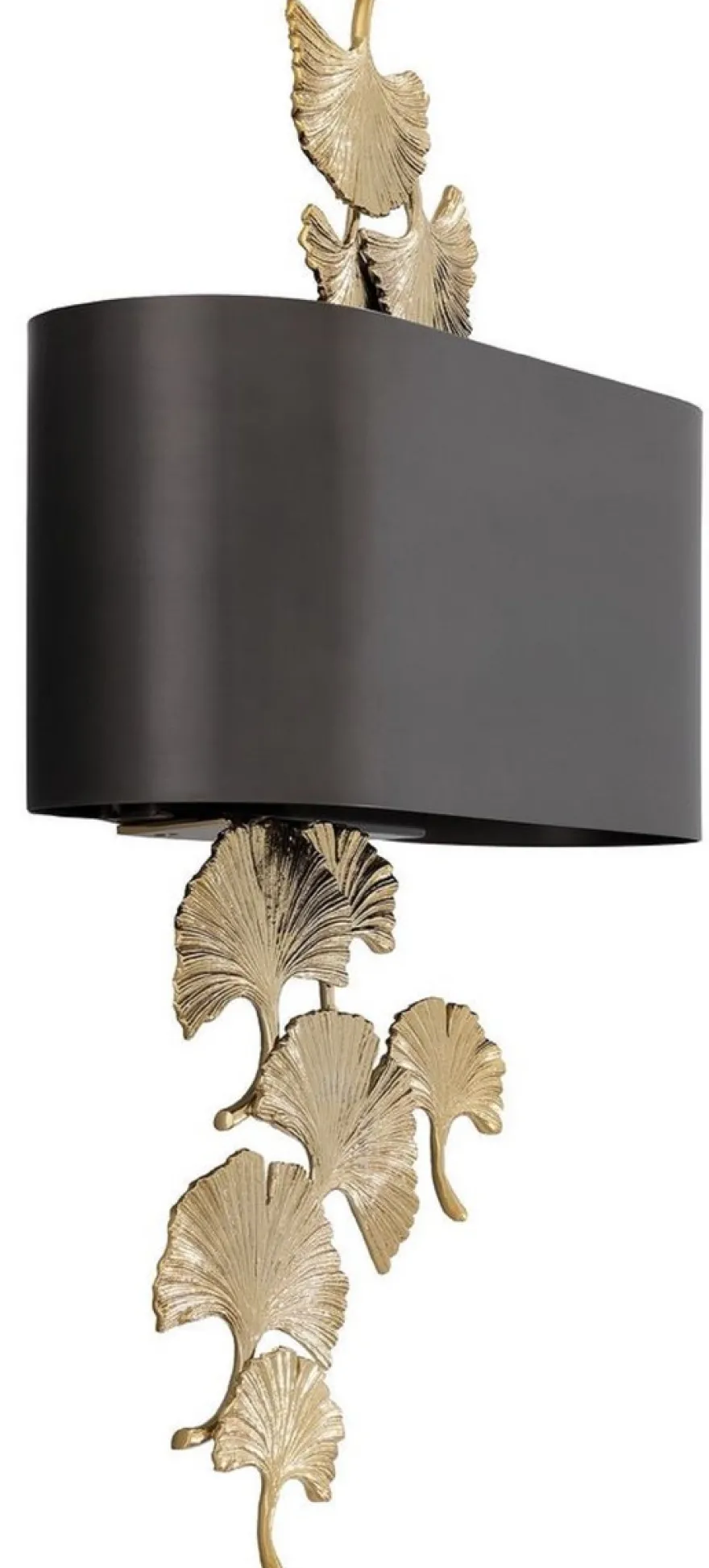 Casa Padrino Designer Wandleuchte Gold / Bronzefarben 36 x 13,5 x H. 61 cm - Hotel & Restaurant Wandlampe - Luxus Qualität
